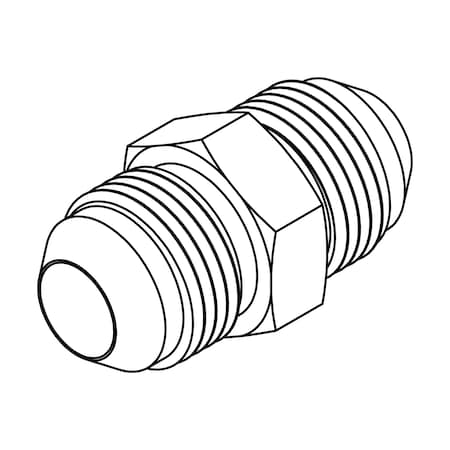 Tompkins, 2403-12-12 (12MJ-12MJ ), 1 1/16-12 Male JIC x 1 1/16-12 Male JIC, Carbon Steel, Hydraulic fitting
